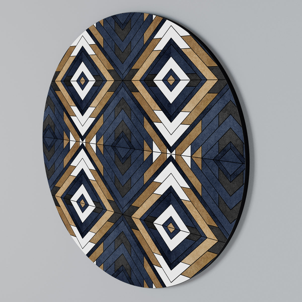 ARTFUL GEOMETRY Round Wall Art
