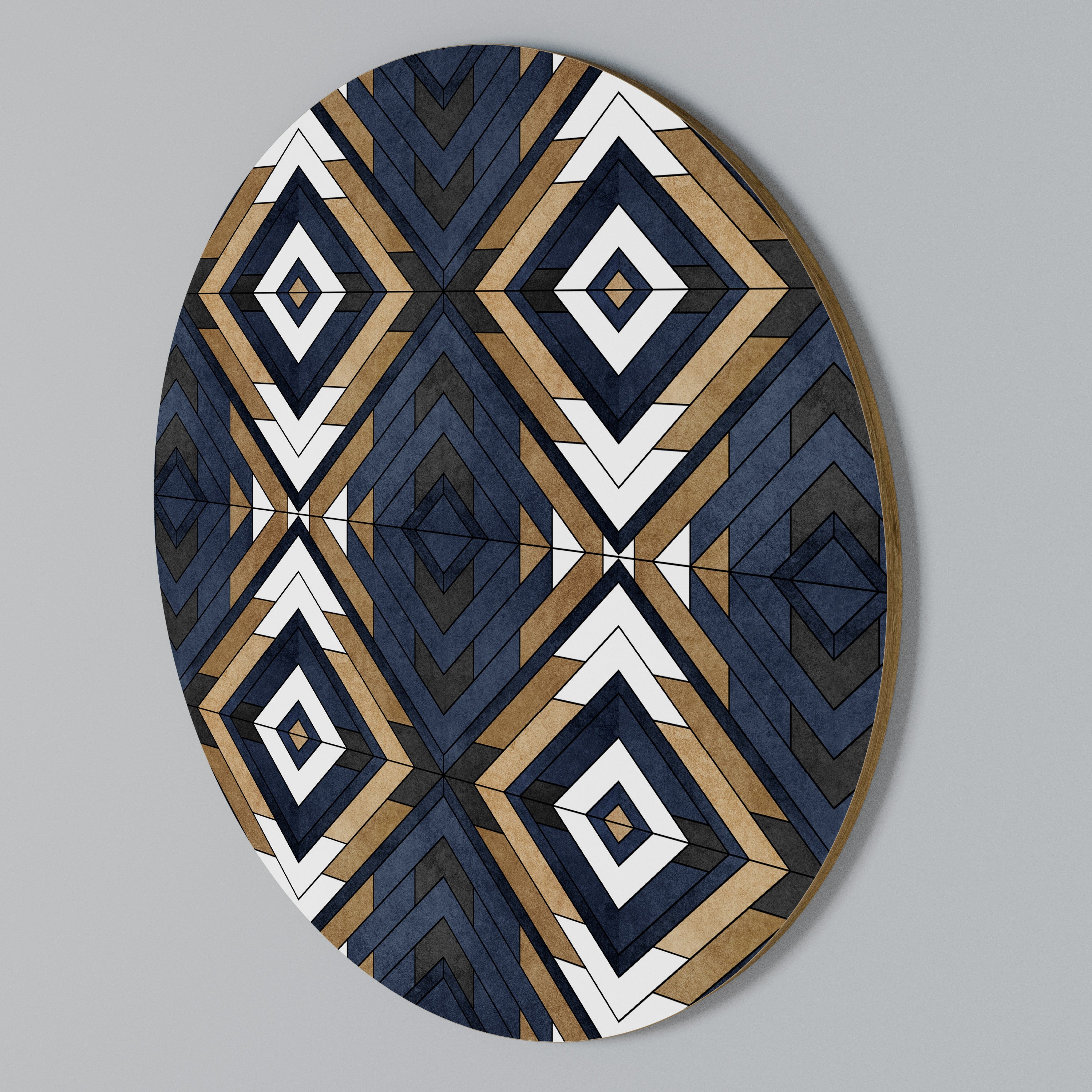 ARTFUL GEOMETRY Rund väggdekor