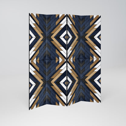 ARTFUL GEOMETRI Dekorativ rumsavdelare med 4 paneler