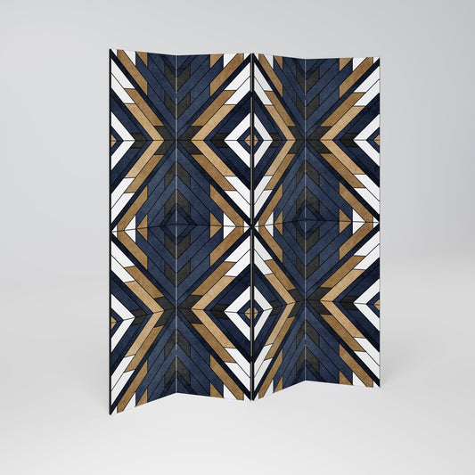 ARTFUL GEOMETRI Dekorativ rumsavdelare med 4 paneler