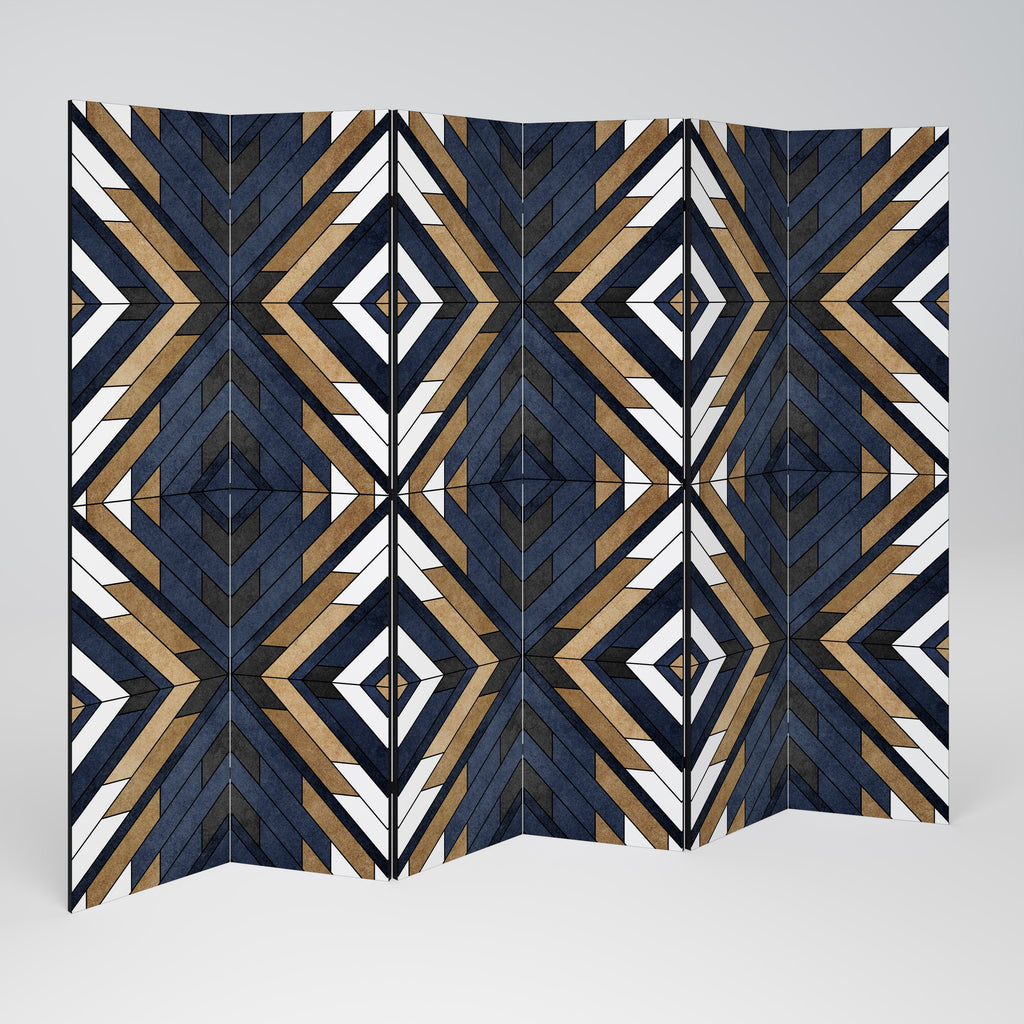 ARTFUL GEOMETRI Dekorativ rumsavdelare med 6 paneler