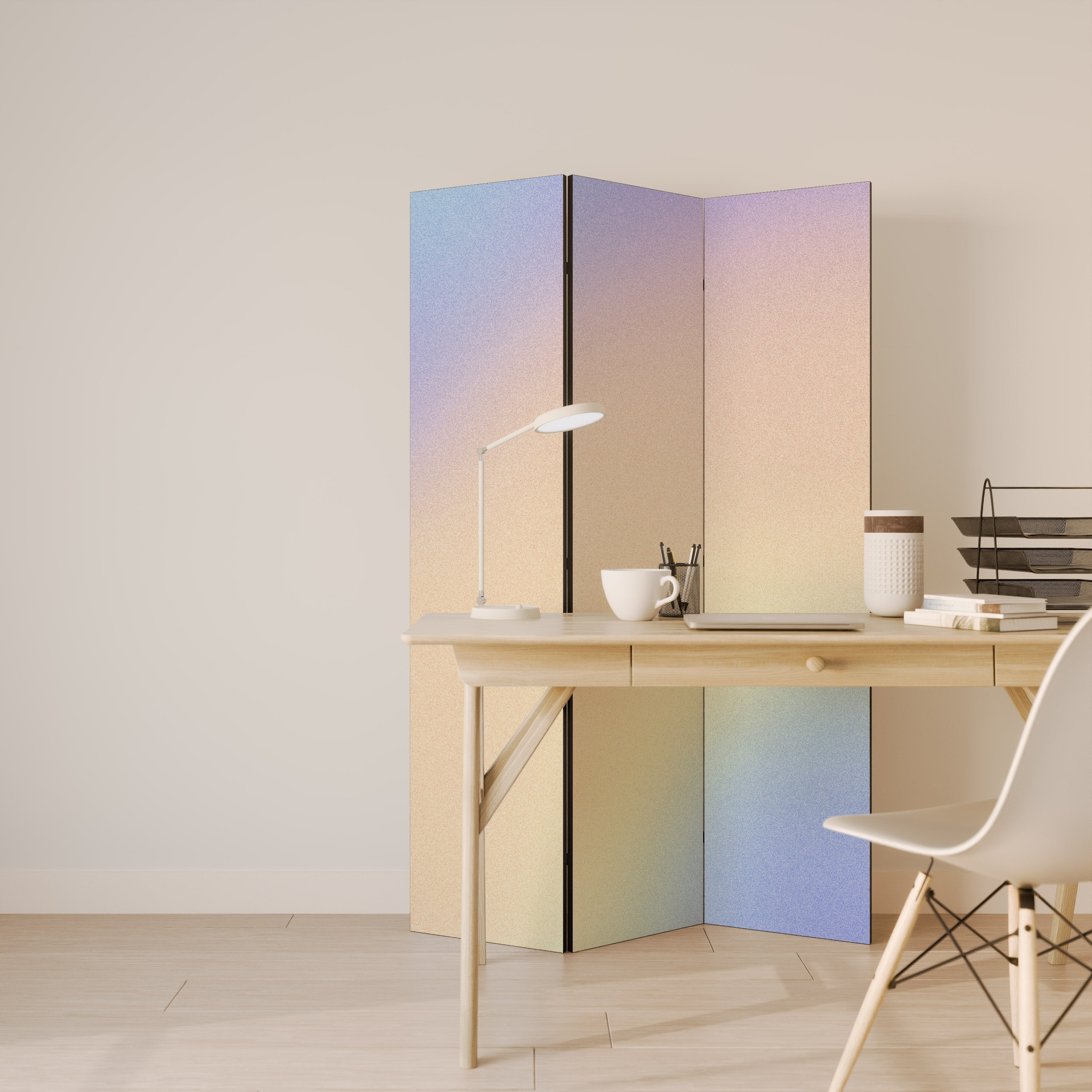 MIRACLE MELODIES Dekorativ rumsavdelare med 3 paneler