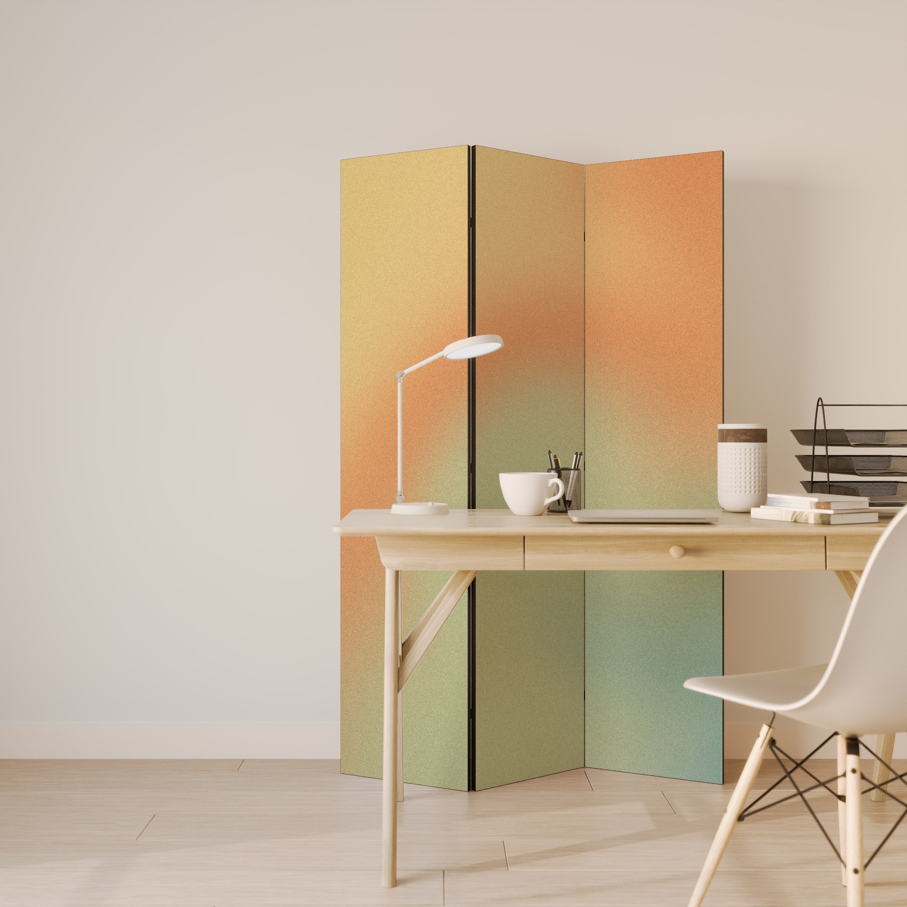 MIRAGE MELODIES Dekorativ rumsavdelare med 3 paneler