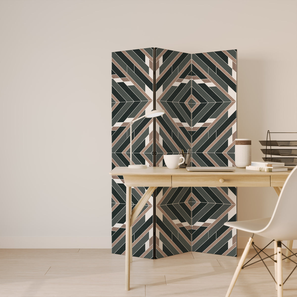DIMENSION DELIGHTS Dekorativ rumsavdelare – 3 paneler