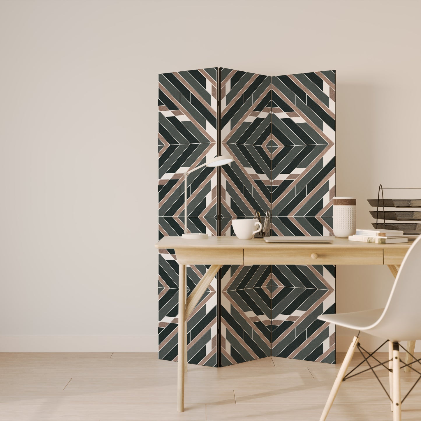 DIMENSION DELIGHTS Dekorativ rumsavdelare – 3 paneler