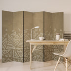 CULTURAL LAYERING Rumsavdelare 6 paneler