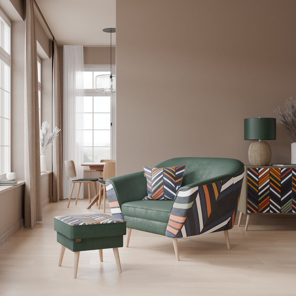 VIBRANT PATCHWORK AURORA Armchair