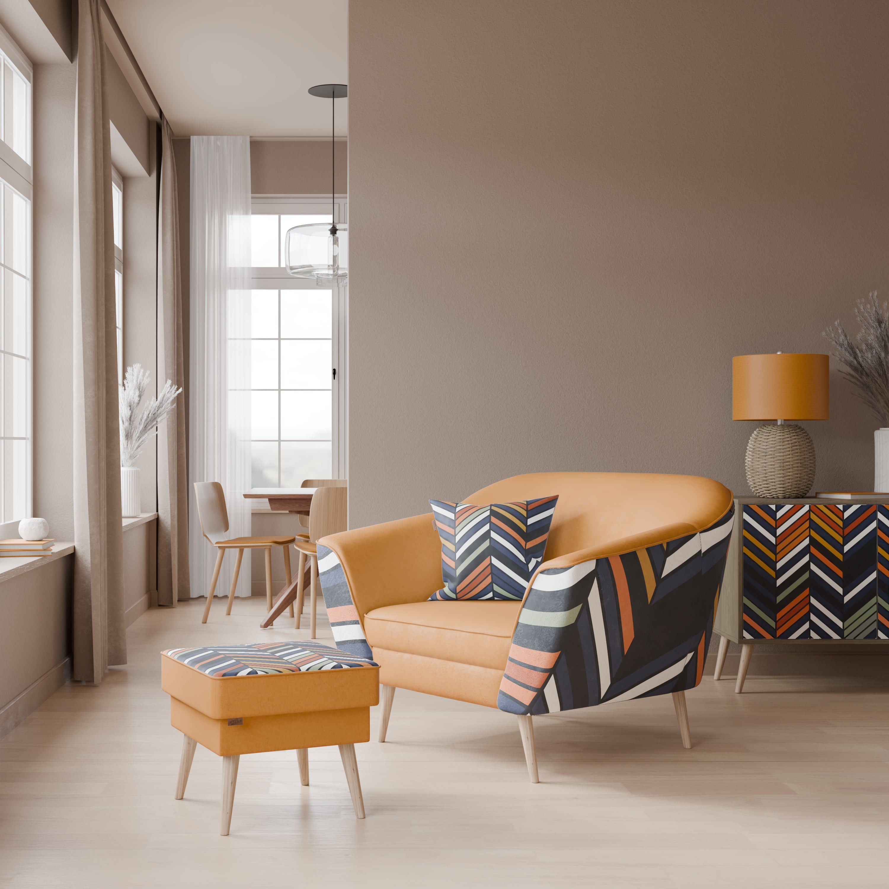 VIBRANT PATCHWORK AURORA Armchair