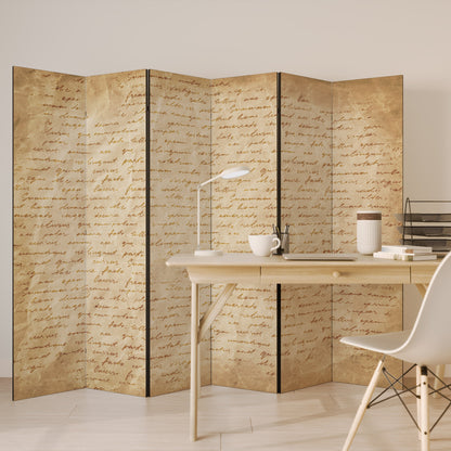 PAGES OF MEMORY Decorative 6-Panel Room Divider