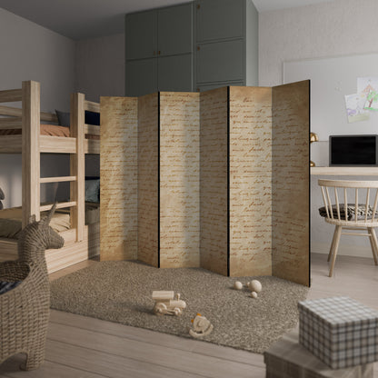 PAGES OF MEMORY Decorative 6-Panel Room Divider