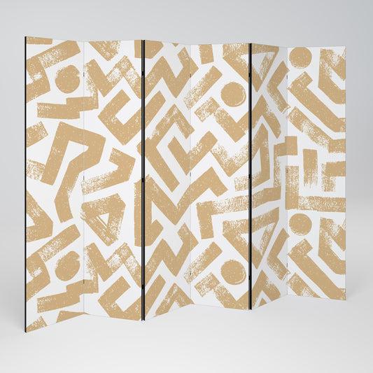 CLUSTER CRAFTS Decorative 6-Panel Room Divider