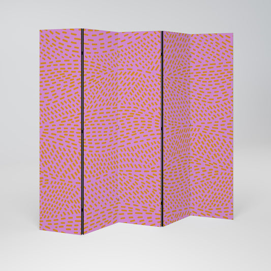 AZALEA SHREDS Decorative 5-Panel Room Divider