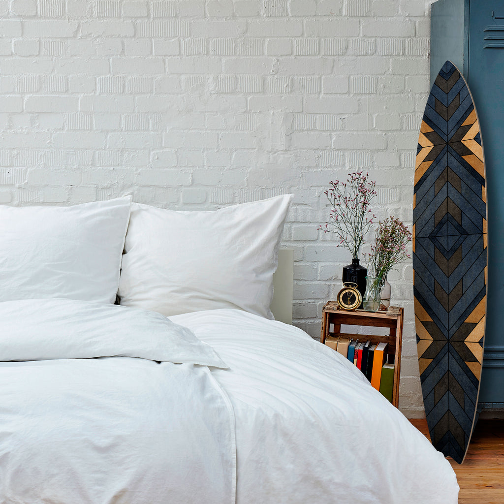 CRAFTY GEOMETRY Dekorativ Surfbräda