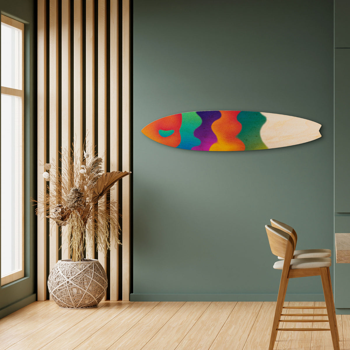 BRIGHT ESSENCE Surfboard Decorative Panel
