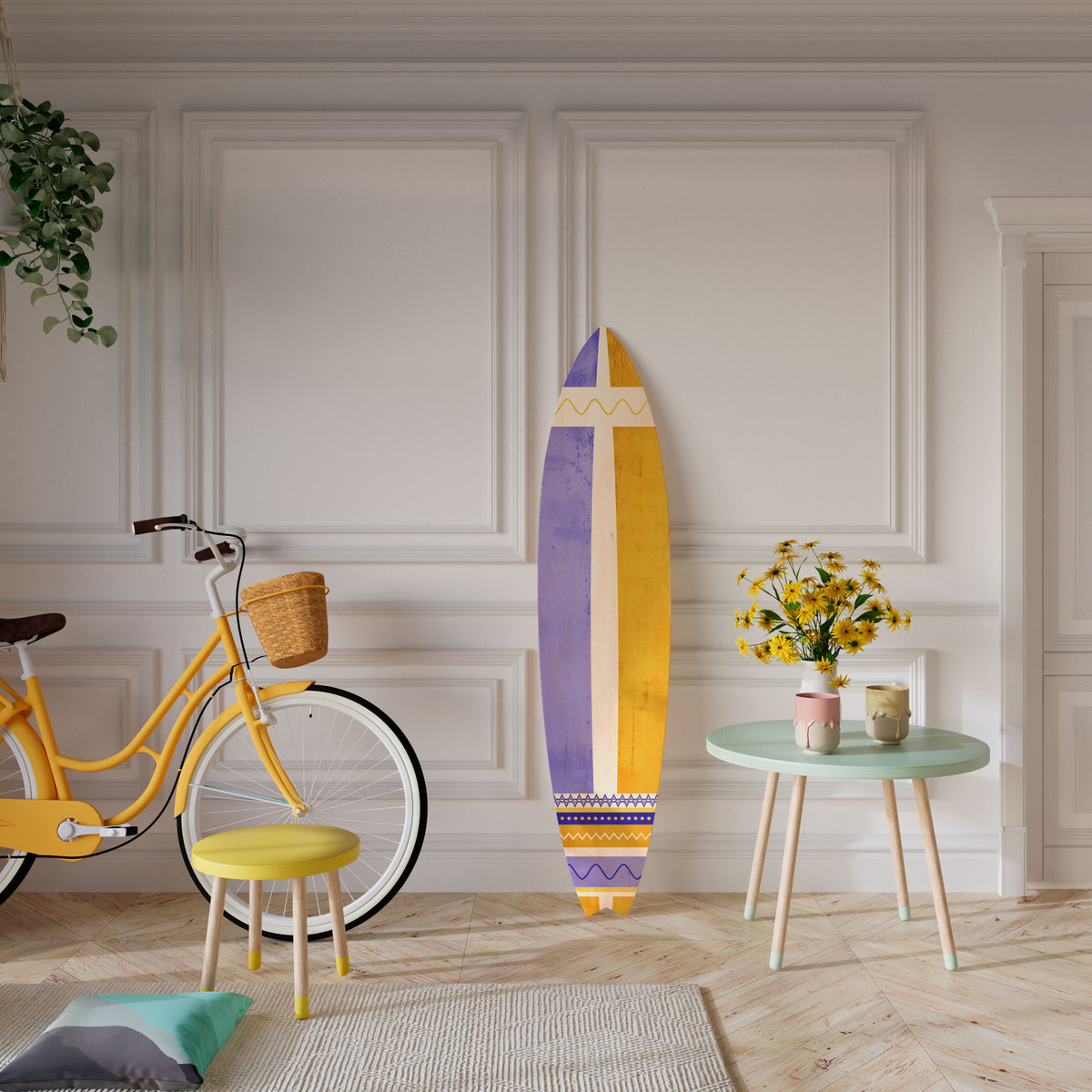 TROPICAL DREAM SHAPE Surfboard Decorative Panel