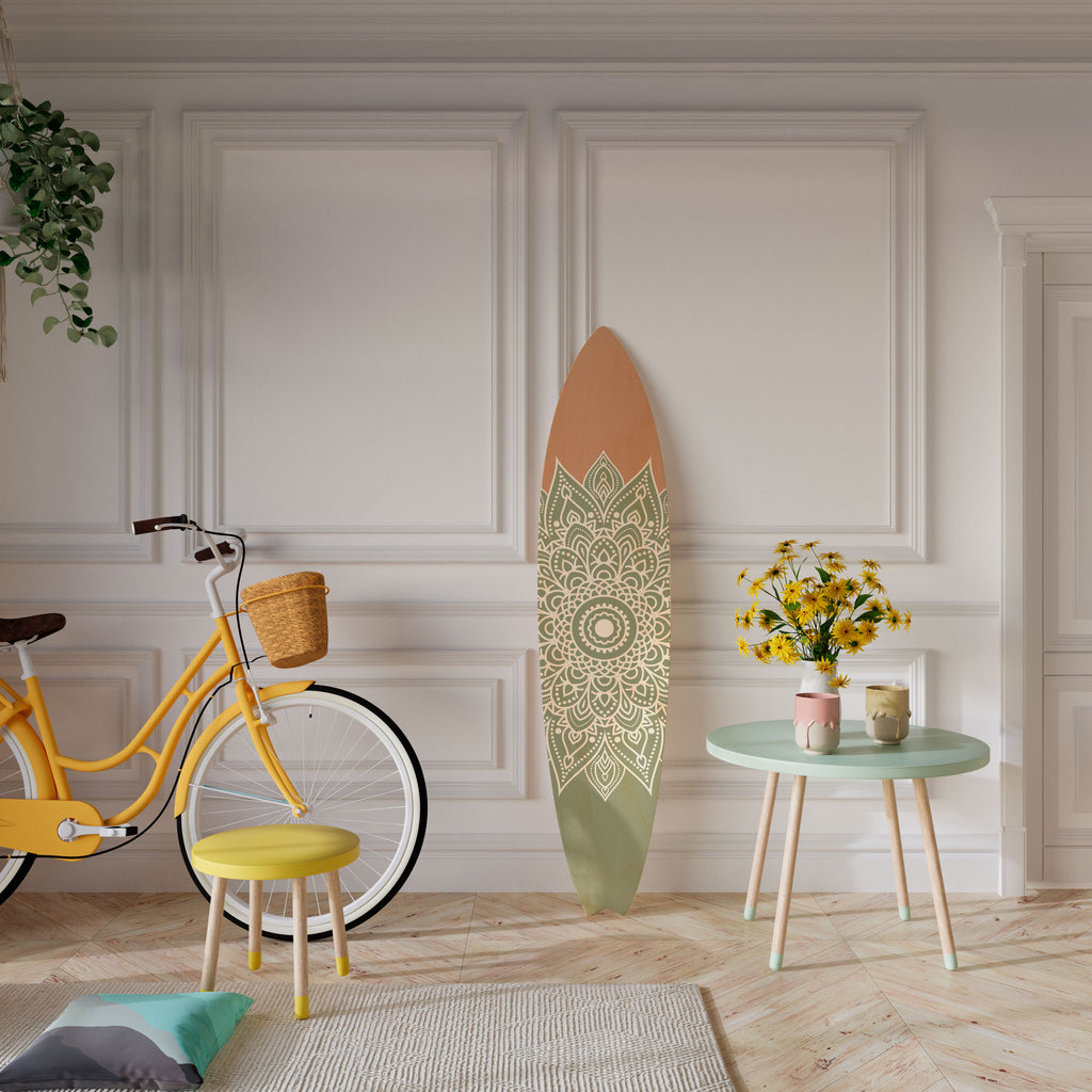 MANDALA WAVE DANCE Dekorativ Surfbräda