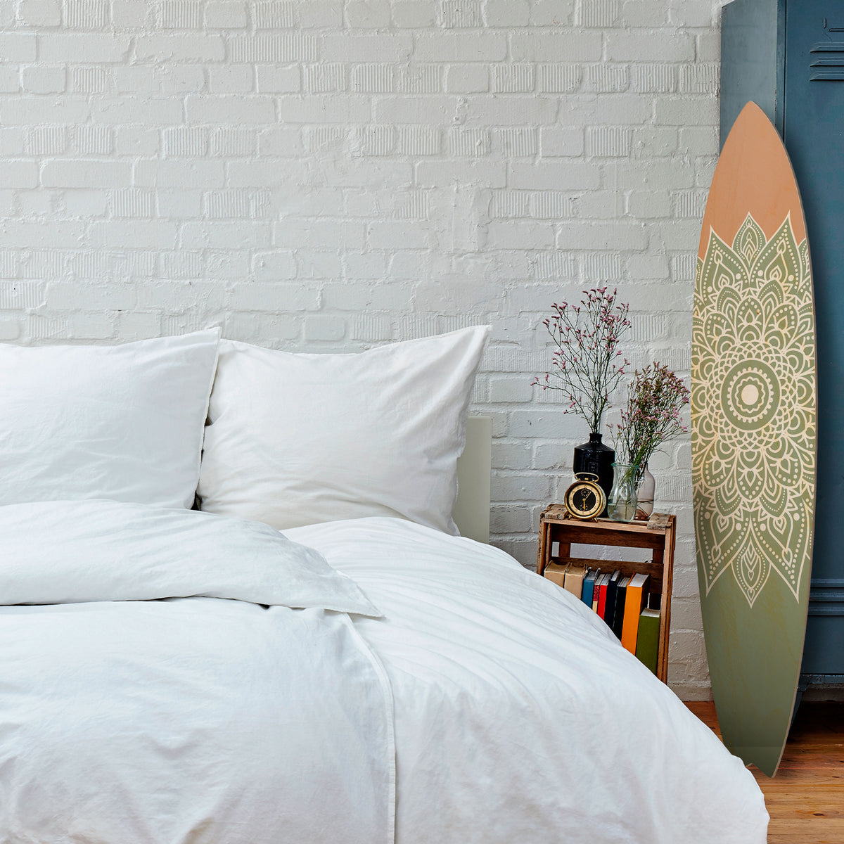 MANDALA WAVE DANCE Dekorativ Surfbräda