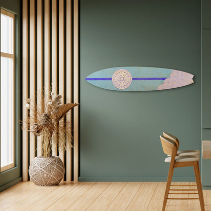 TIDAL STRIPE Dekorativ Surfbräda