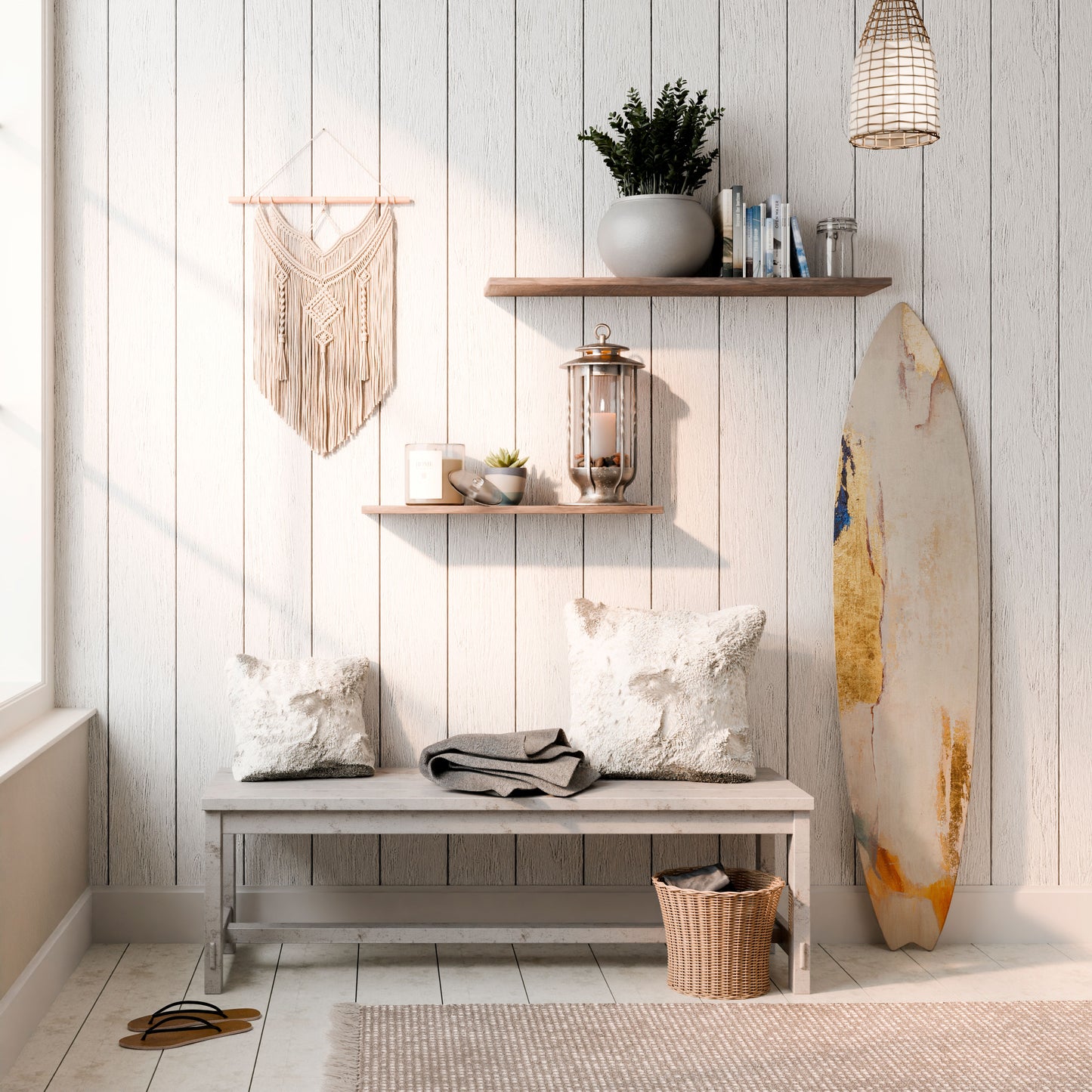 ELEMENTAL SURFACE STORY Dekorativ Surfbräda