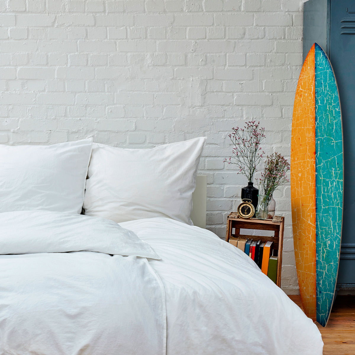 RUSTIC SHORE Dekorativ Surfbräda