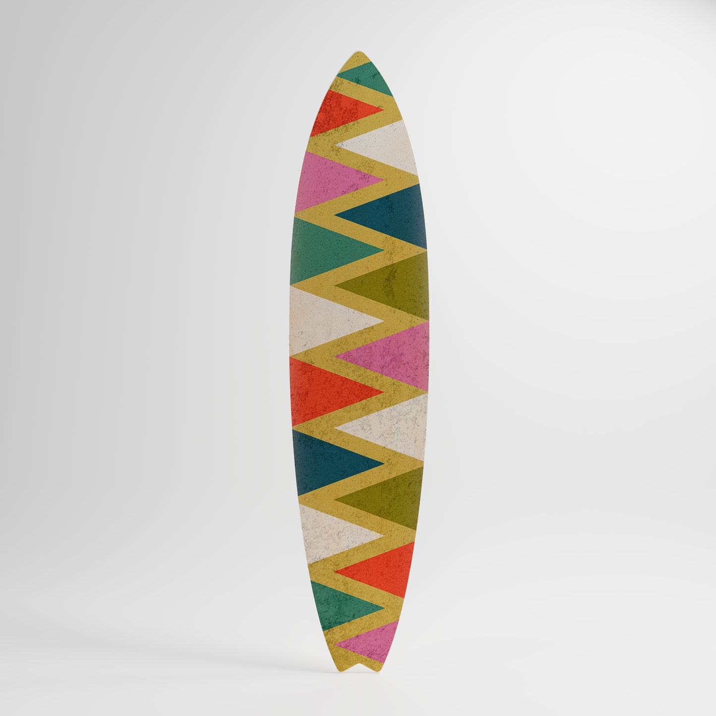 COLORFUL TRIANGLES Dekorativ Surfbräda
