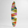 COLORFUL TRIANGLES Väggdekal surfbräda