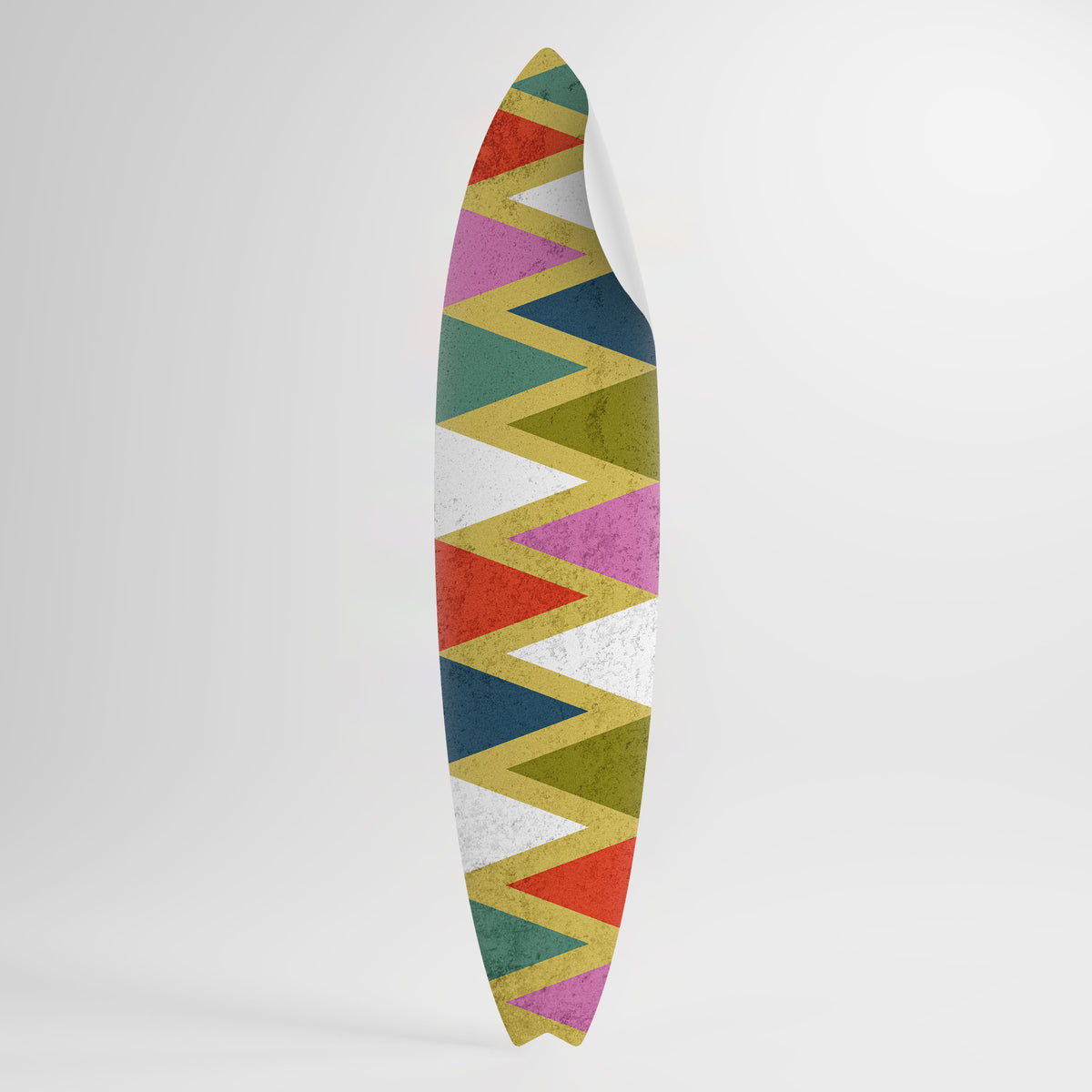 COLORFUL TRIANGLES Väggdekal surfbräda