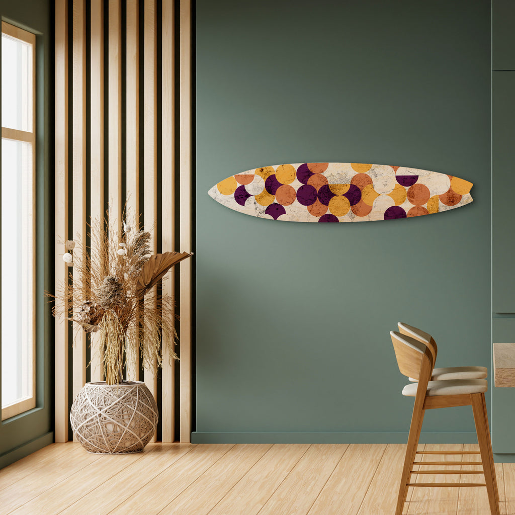 CRACKED GEOMETRY Dekorativ Surfbräda