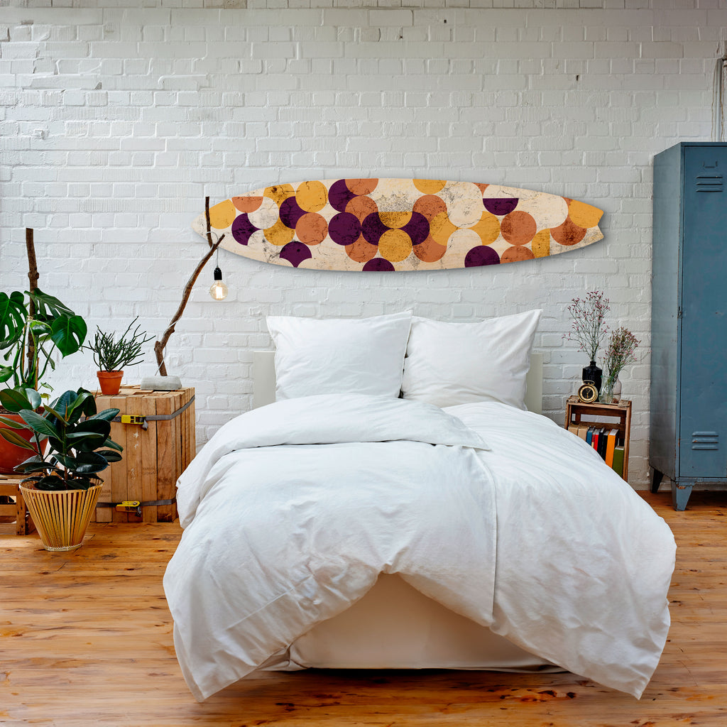 CRACKED GEOMETRY Dekorativ Surfbräda