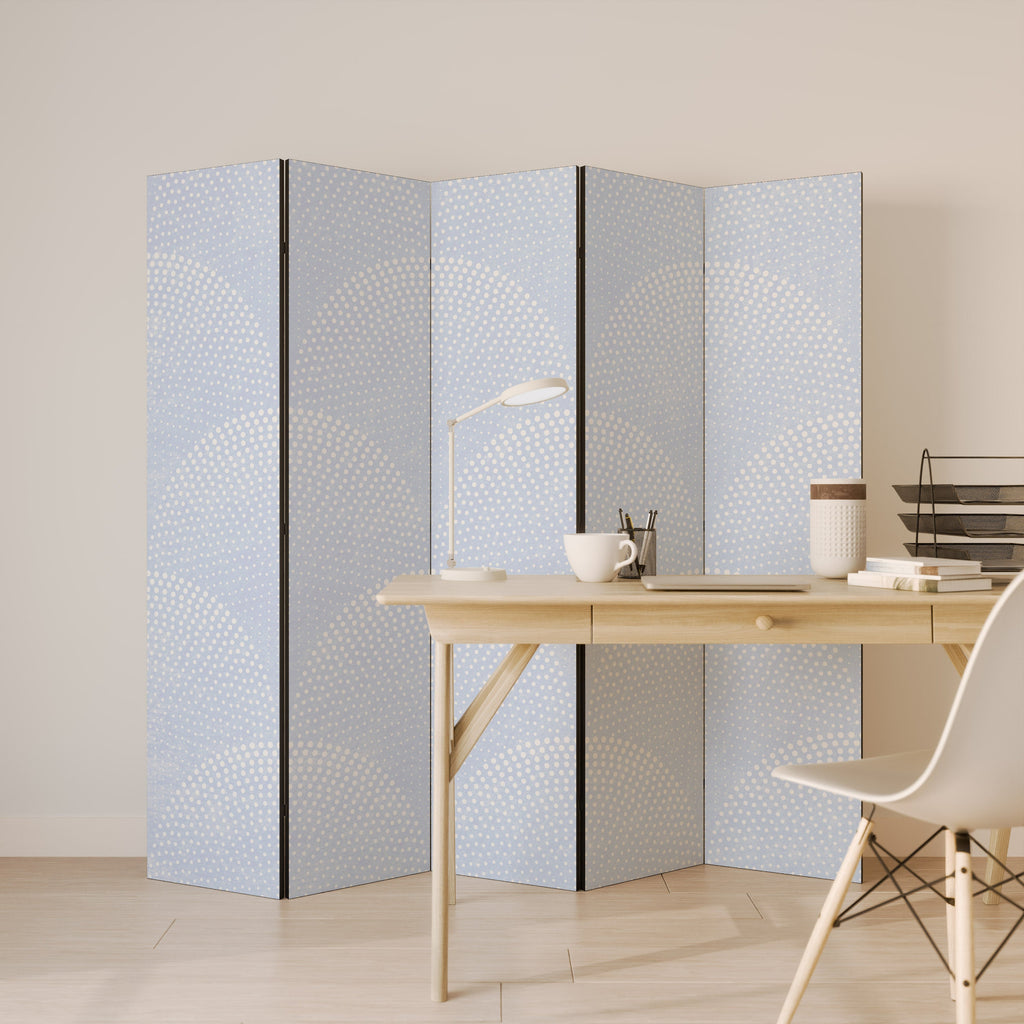 HARMONIOS CURVES DISPLAY Dekorativ rumsavdelare med 5 paneler