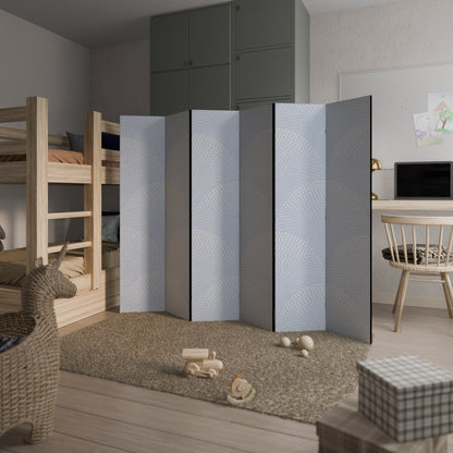 HARMONIOUS CURVES DISPLAY Decorative 6-Panel Room Divider