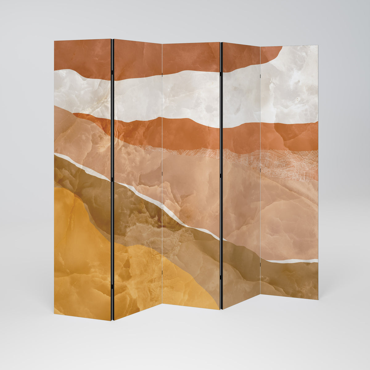 SANDHILLS SPLENDOUR 5-Panel Room Divider