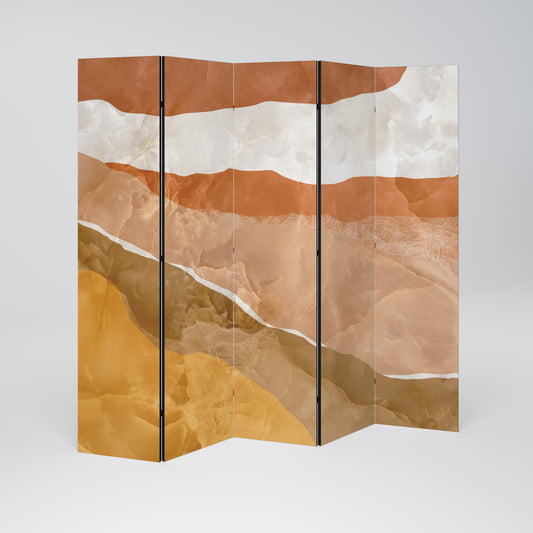 SANDHILLS SPLENDOUR Dekorativ rumsavdelare – 5 paneler