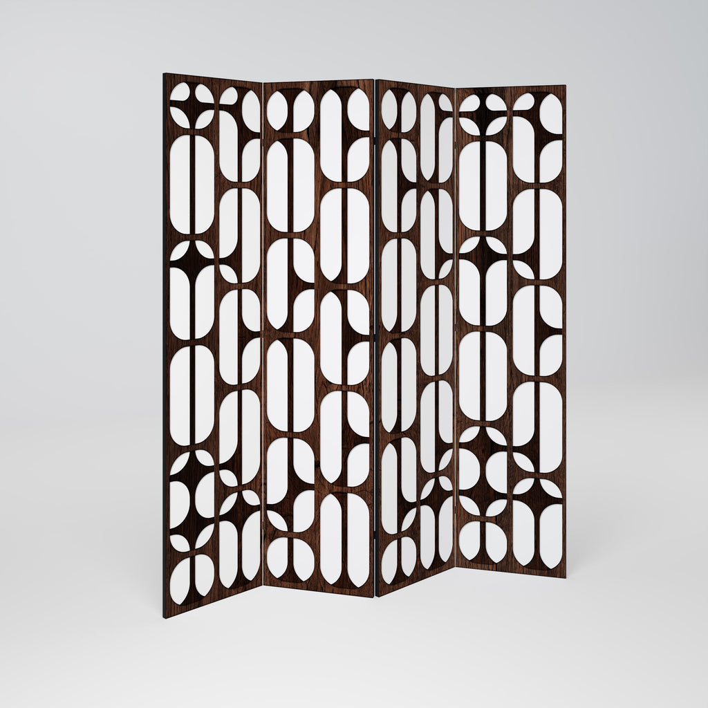 ARTISTIC SPACE HARMONY Dekorativ rumsavdelare med 4 paneler