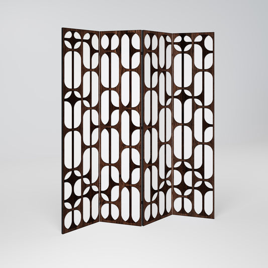 ARTISTIC SPACE HARMONY Dekorativ rumsavdelare med 4 paneler