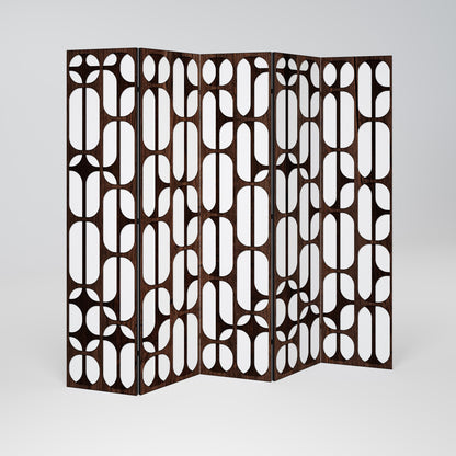 ARTISTIC SPACE HARMONY Decorative 5-Panel Room Divider