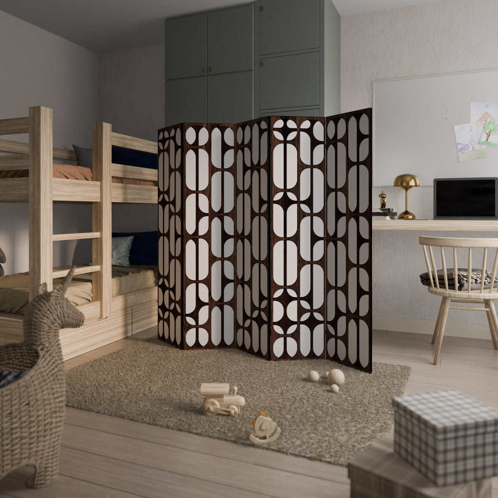 ARTISTIC SPACE HARMONY Dekorativ rumsavdelare med 5 paneler