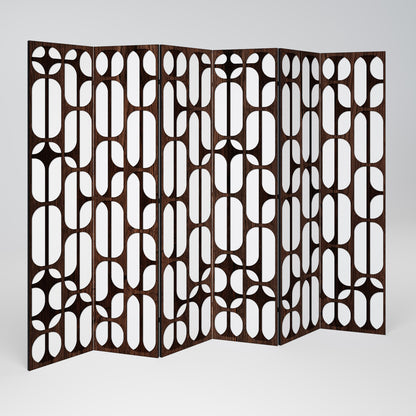 ARTISTIC SPACE HARMONY Decorative 6-Panel Room Divider