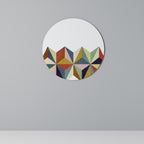 TESSELATE TREASURES Round Wall Art