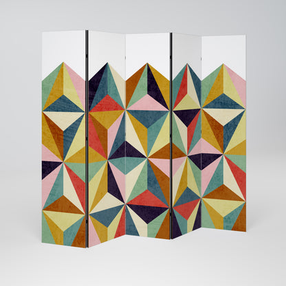 TESSELATE TREASURES Dekorativ rumsavdelare – 5 paneler