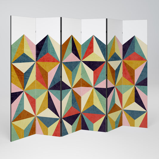 TESSELATE TREASURES Decorative 6-Panel Room Divider