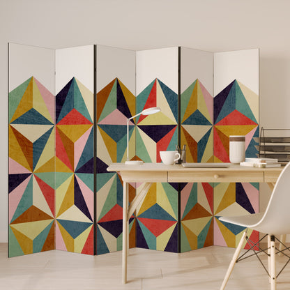 TESSELATE TREASURES Decorative 6-Panel Room Divider