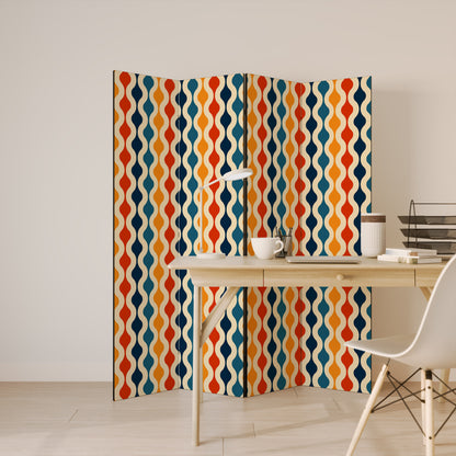 COLORFUL NOSTALGIA Rumsavdelare 4 paneler