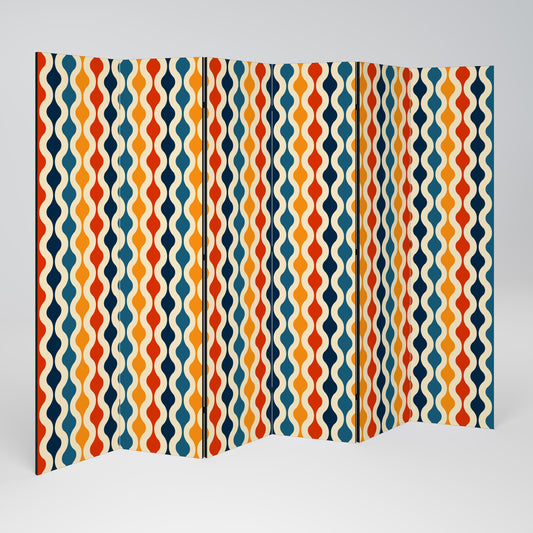 COLORFUL NOSTALGIA Decorative 6-Panel Room Divider