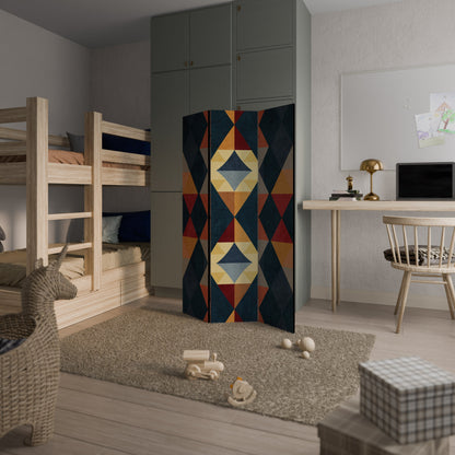 Dekorativ rumsavdelare med 3 paneler CRACKED ILLUSION