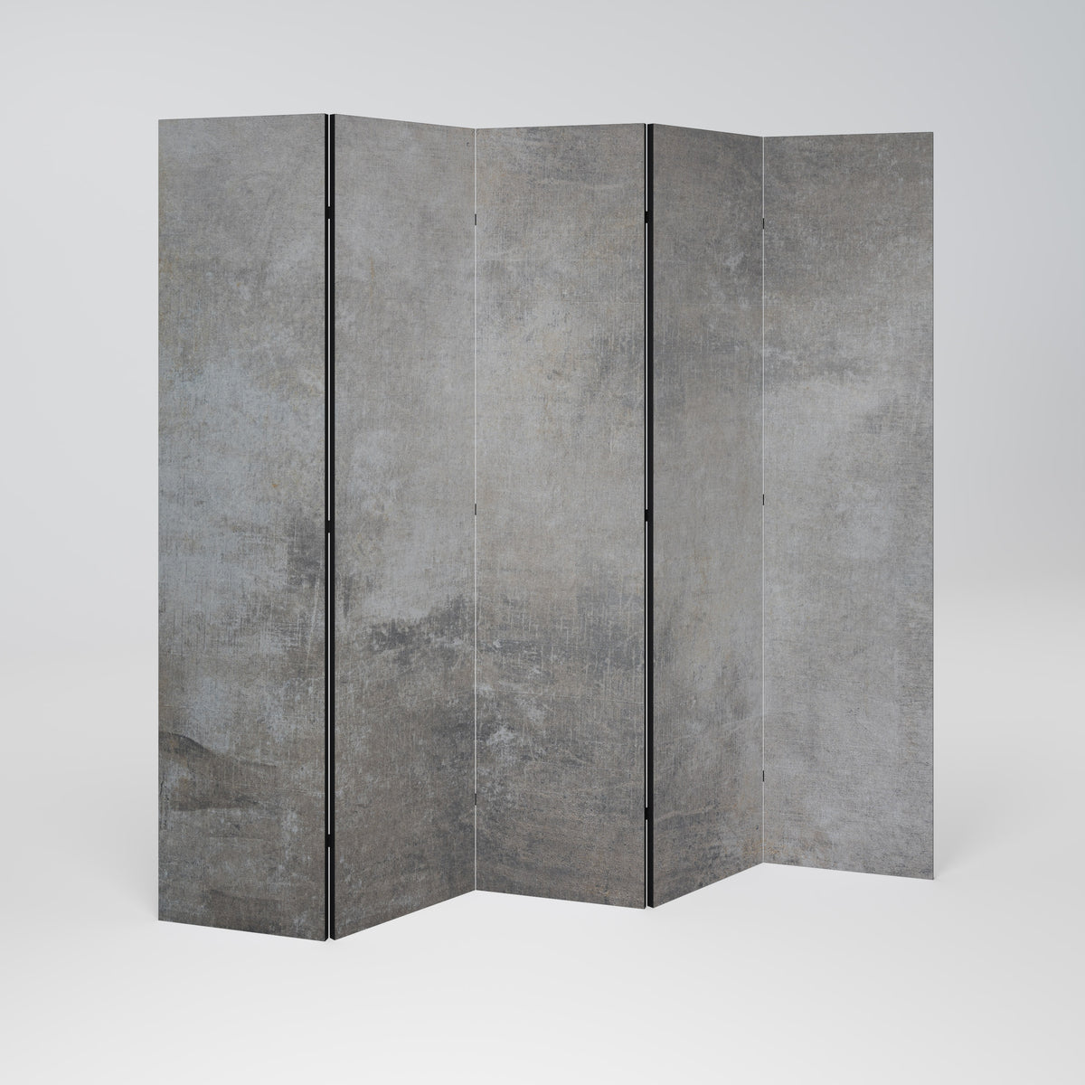 CONCRETE WALL Dekorativ rumsavdelare – 5 paneler