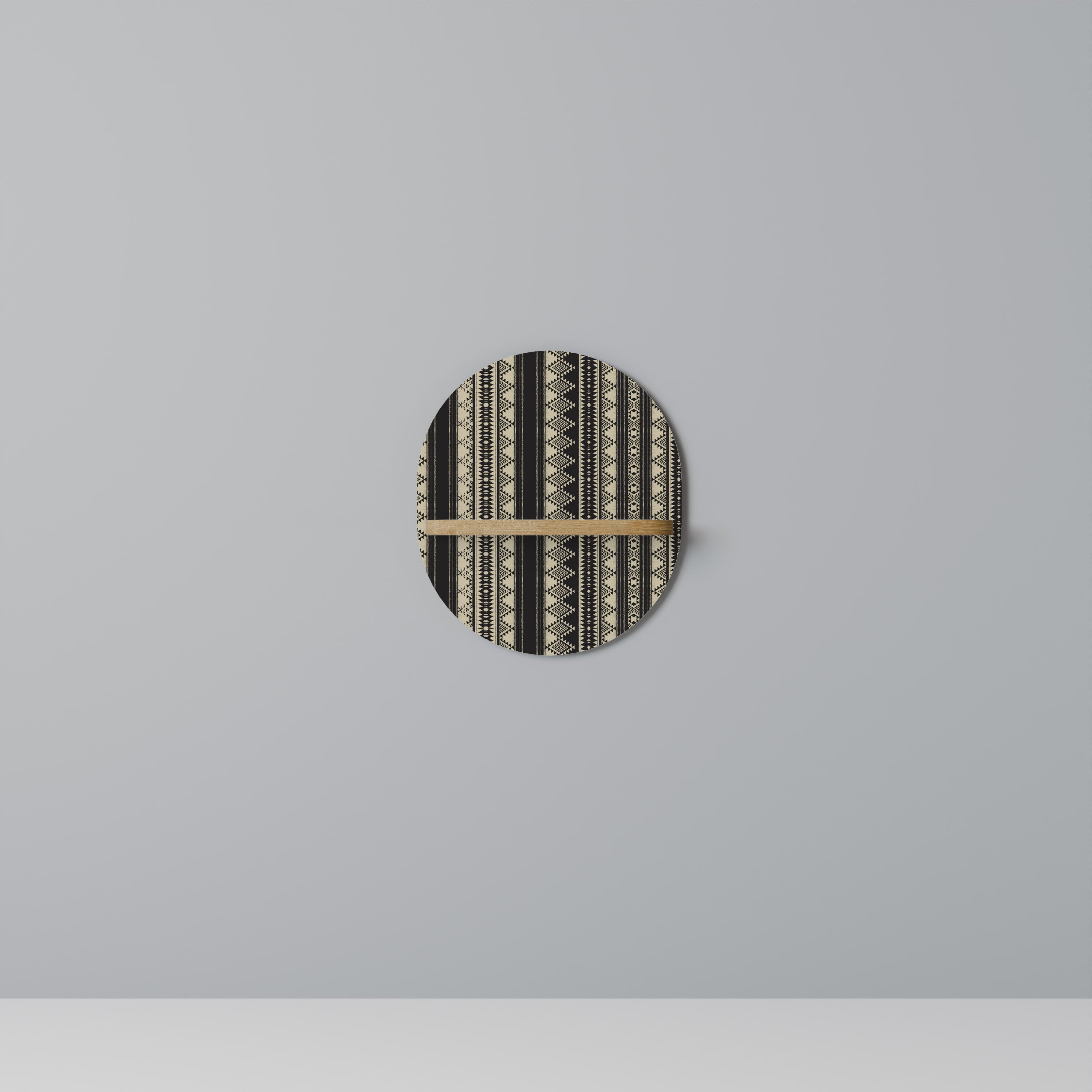 AZTEC Oval Art Hylla I Ekeffekt