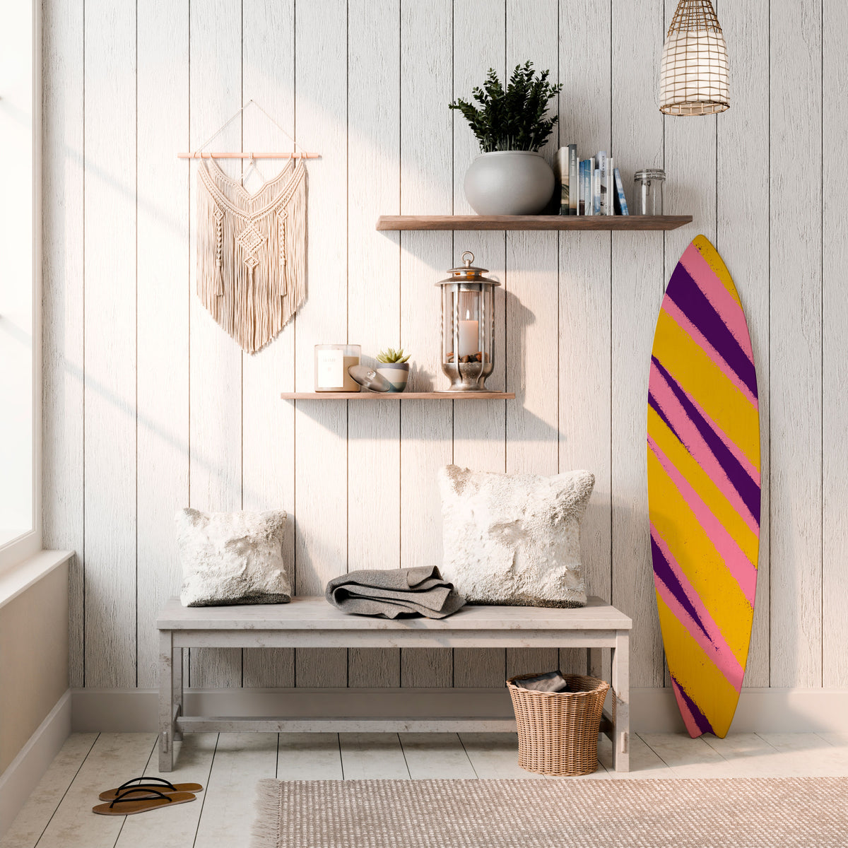 DREAMS COME TRUE Surfboard Decorative Panel