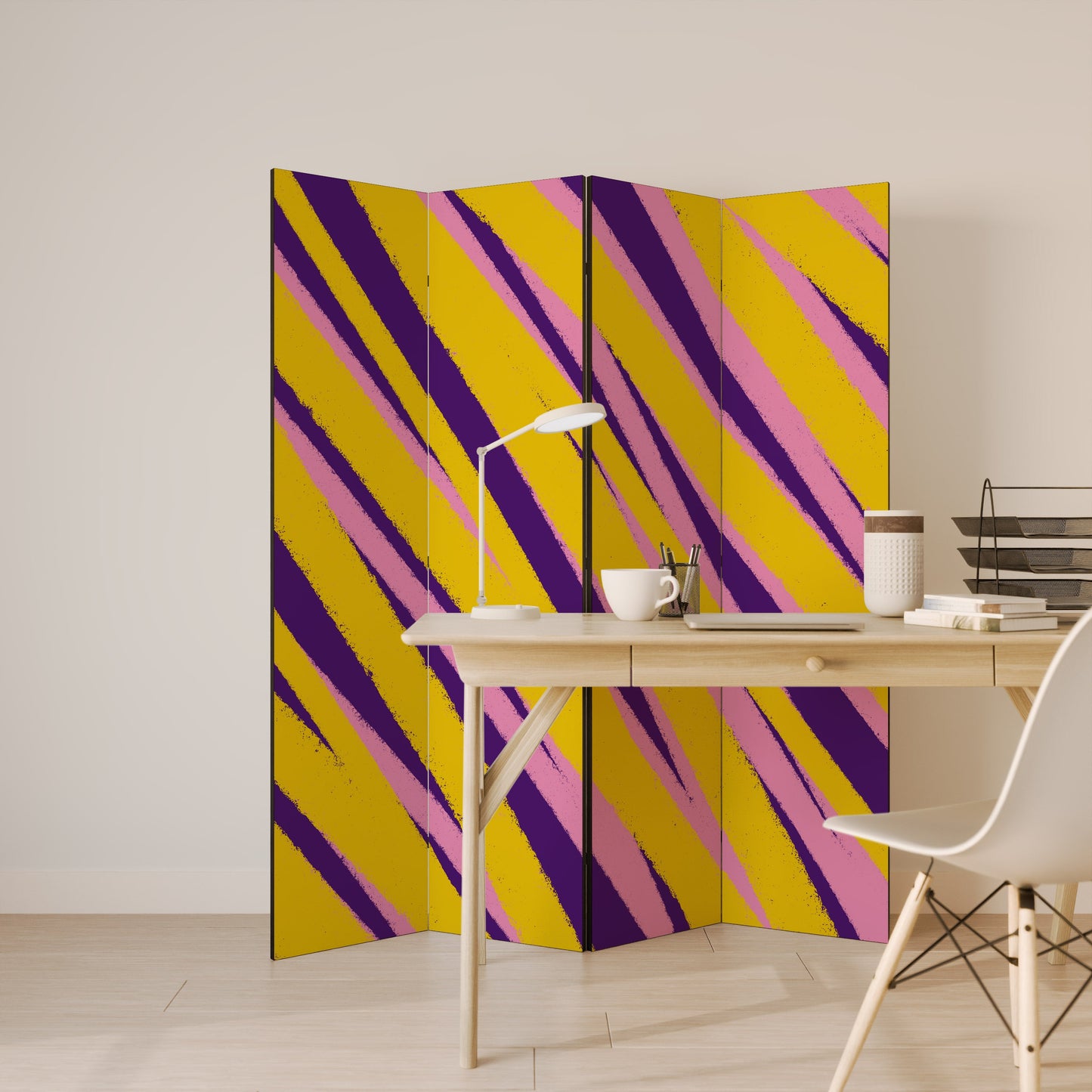 DREAMS COME TRUE Decorative 4-Panel Room Divider