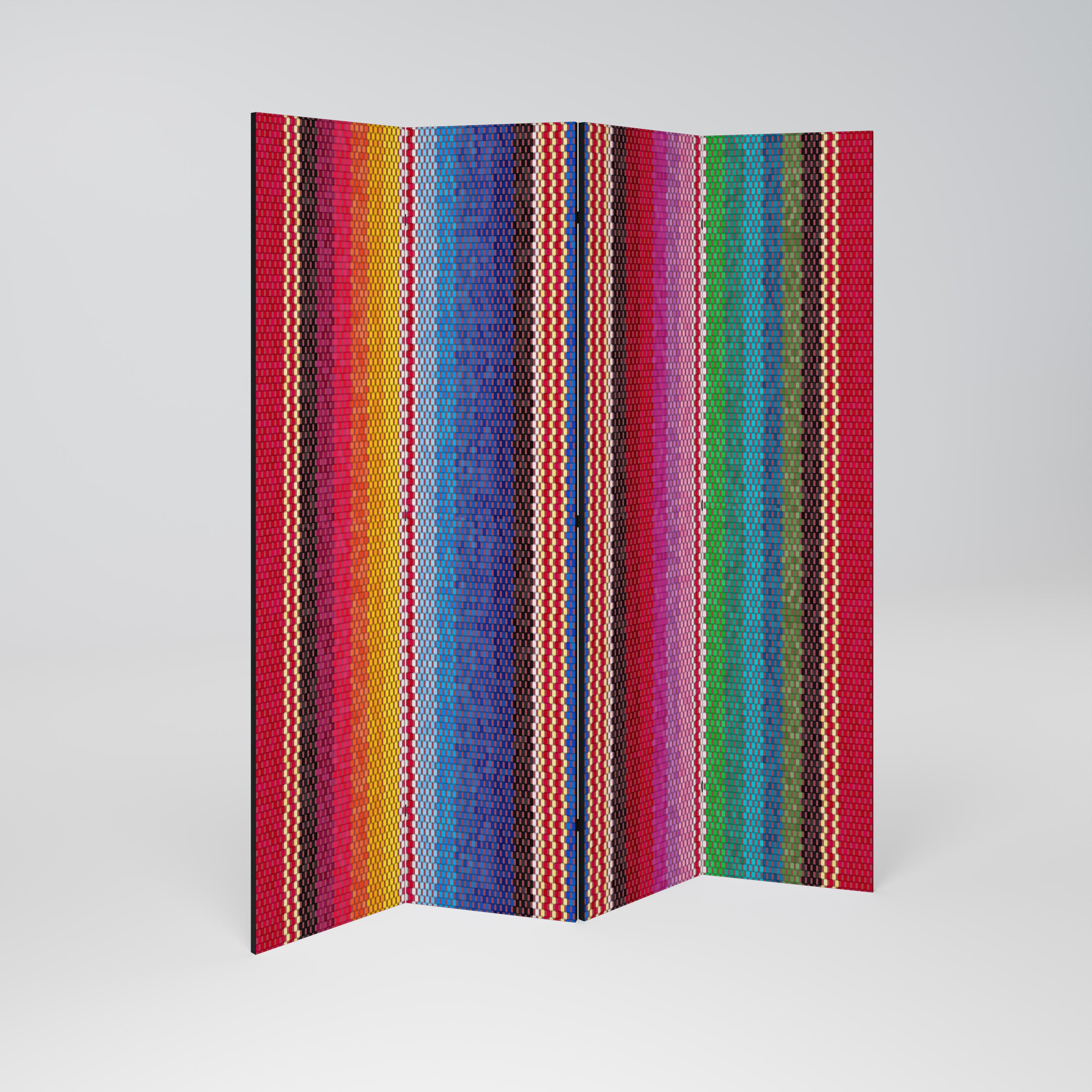 ETHNIC MEXICAN Rumsavdelare 4 paneler